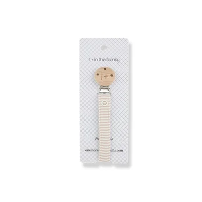 1+ in the Family Aina Pacifier Clip - Beige / U
