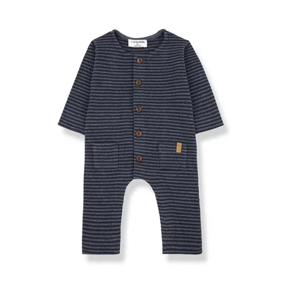 1+ In The Family Albert Jumpsuit - Denim / 12m