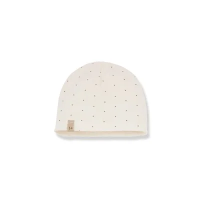 1+ In The Family Ares Beanie - T1 (1-3m) / Beige / Beige / T2 (6-12m)