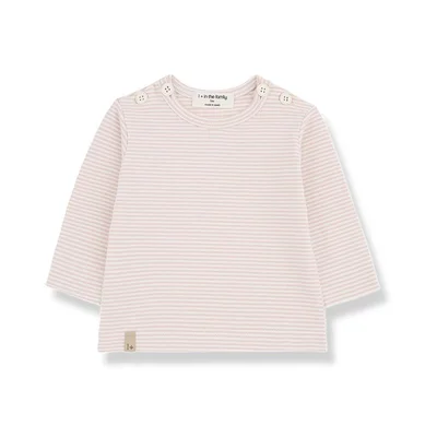 1+ in the Family OT Long Sleeve T-shirt - Nude / 9m