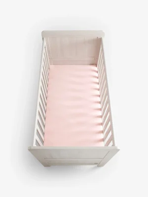 2 Pack Modern Pink 100% Cotton Jersey Baby Fitted Sheets - Size MOSES - Modern Pink
