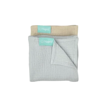 2 Pack Muslin Blankets