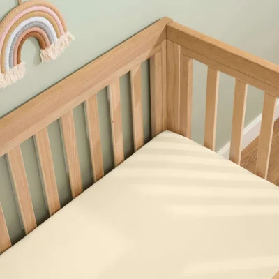 2 Pack Organic Cot Bed Sheets - 140 x 70 cm — image 3