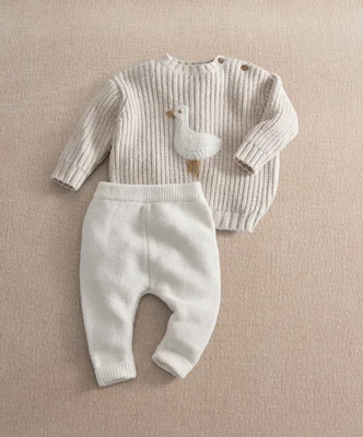 2 Piece Duck Legging Set - 6-9 Months