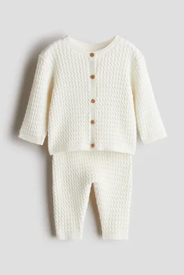 2-piece fine-knit set
