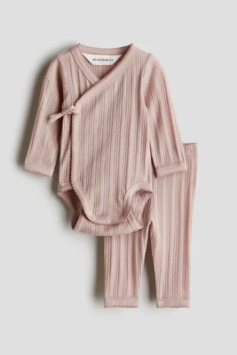 2-piece merino wool-blend set