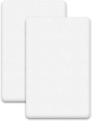 Next To Me Crib Waterproof Mattress Protectors - White / 83-85 x 50-51 cm