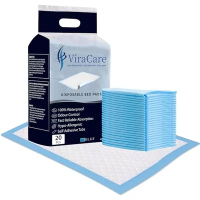 20 x Incontinence Bed Pads | 60 x 90 cm | Incontinence Bed Sheets | Disposable Bed Mats for Incontinence | Bed Protectors Kids & Adults | Maternity Bed Mat | (1 Pack of 20) - 1 Pack +