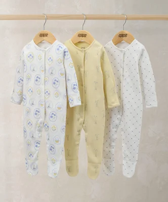 3-Pack Sleepsuits