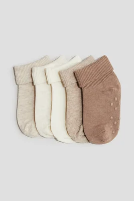 5-pack anti-slip socks