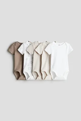 5-pack cotton bodysuits