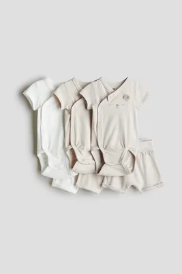 6-piece jersey set - Beige/Bear