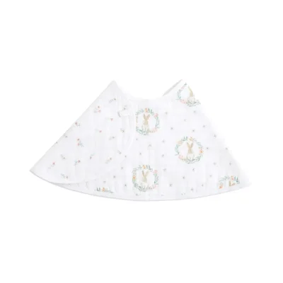 Aden + Anais Essential Cotton Muslin Burpy Bibs - Blushing Bunnies/Bunny Portrait (23-19-323)