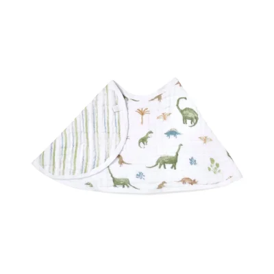 Aden + Anais Essential Cotton Muslin Burpy Bibs - Dino Jungle (23-19-326)