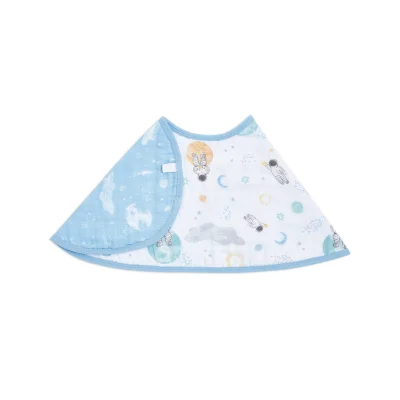 Aden + Anais Essential Cotton Muslin Burpy Bibs - Space Explorers (23-19-317) — image 2