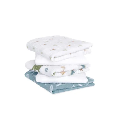 aden + anais Essentials Cotton Muslin Squares - Dino Jungle