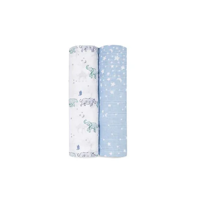 aden + anais Muslin Swaddles - Rising Star - 2 Pack - Rising Star