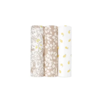 Aden + Anais Pack of 3 Large Swaddle Silky Soft - Natural Wooland (23-19-076)