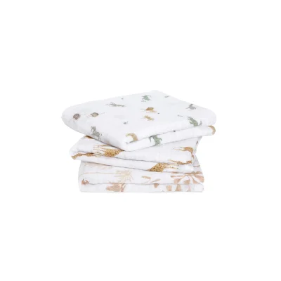 Aden + Anais Pack of 3 Musy Squares Organic Cotton Muslin
