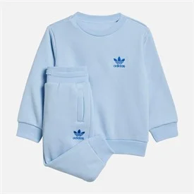 adidas Originals Infant Adicolor Sweatshirt And Joggers Set Clear Sky - Blue