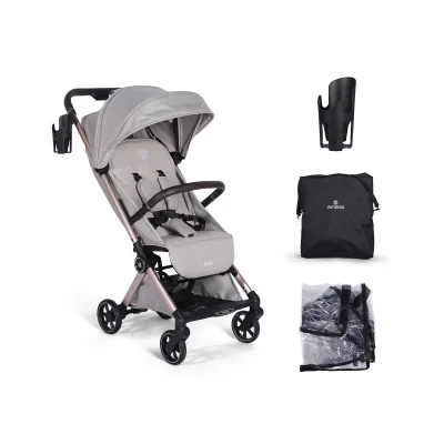 Amana Luxo Compact Stroller - Stone Beige