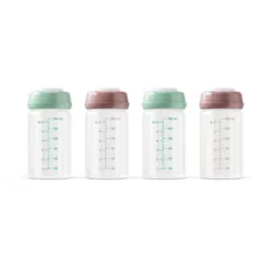 Ana Baby Glass Breastmilk Storage Bottles Pack of Four 180ml - Default