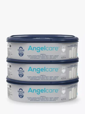 Angelcare Octagonal XL Nappy Bin Refills, Pack of 3 - Default