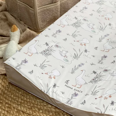 Anti Roll Wedge Changing Mat - Goose & the Lady Bird - Default