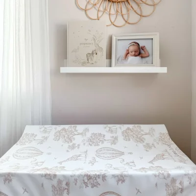 Anti-roll Wedge Changing Mat - Toile