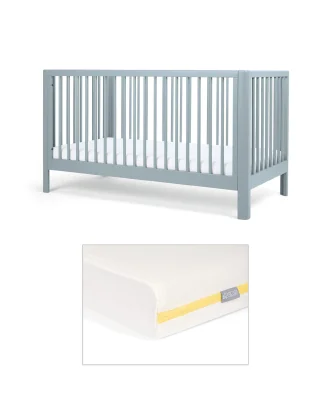 Arbor Cotbed & Essential Airflow Fibre Cotbed Mattress Bundle - Cashmere