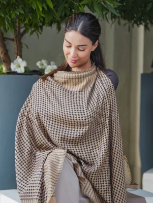 Aura Cashmere Breastfeeding Cover - Heritage Weave - Heritage Weave