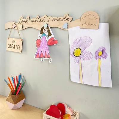 Autumns Corner Look What I Made Magnetic Display Bar