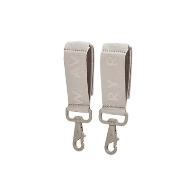 Avery Row Logo Pram Bag Clips - Soft Black