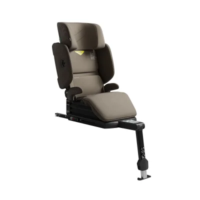 Axkid UP Group 2/3 High Back Booster Car Seat Plus Free Footrestt - Driftwood Beige