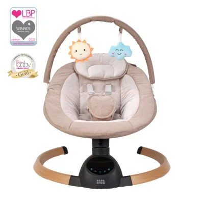 Bababing | Hub 2 Electric Baby Swing | Bluetooth-Enabled Automatic Rocker - Default