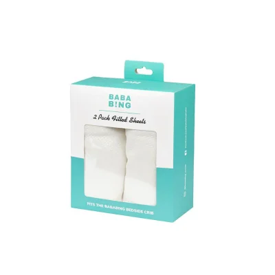 BabaBing Pack of 2 Crib Sheets