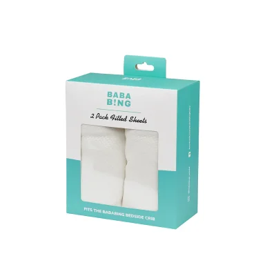BabaBing Pack of 2 Crib Sheets