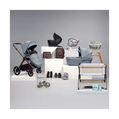 Bababing Raffi 2 18 Piece Travel, Home & Feeding Bundle - Blue