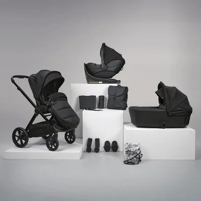 Bababing Raffi MKII 12 Piece Travel System - Kofe