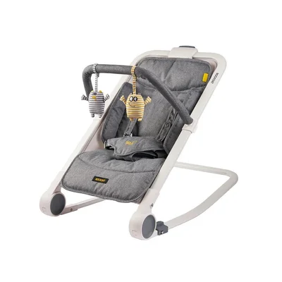 Bababing Rockout Baby Rocker - Grey Marl