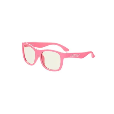 Babiators Blue Light Screen Saver Navigator Glasses - Think Pink / 3-5y (Classic)
