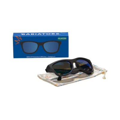 Babiators Polarised Navigator Sunglasses - 0-2y (Junior) / Jet Black