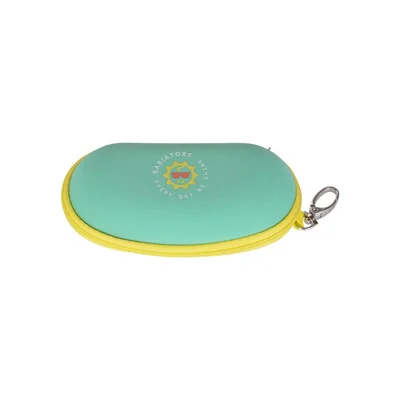 Babiators Travel Case - Aqua with Yellow Trim - Aqua & Yellow