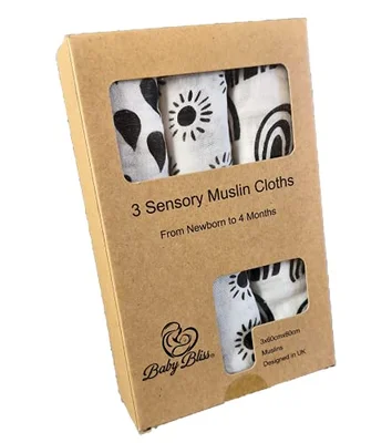 Baby Bliss Muslin Squares Bamboo
