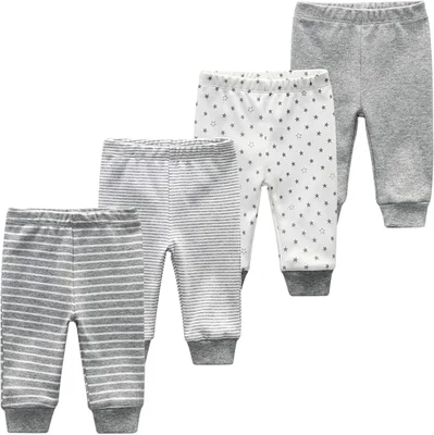 Baby Bodysuits Baby Pants Trousers Baby Clothes Short Sleeve Bodysuits One-Piece for Baby Boys and Girls