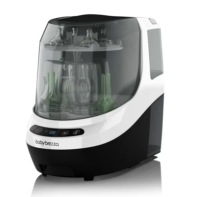 Baby Brezza Bottle Washer Pro - Automatic Bottle Washer & Sanitiser for Baby Bottles & Pump Parts - Washes, Sterilises & Dries Automatically - with HEPA Filter & 20 Spray Jets - 6 Modes - Default