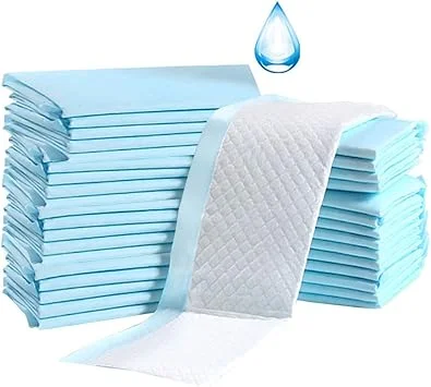 Baby Disposable Underpad 100 Count Incontinence Changing Pad Baby Diapers Newborn Pads Soft Breathable Waterproof Leak Proof Quick Absorb 13X18 Inch - Blue / 100 Count (Pack of 1)
