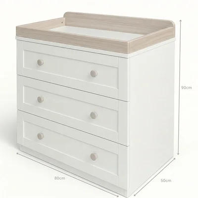 Baby Elegance Haddington Chest of Drawers with Changing Unit Stone - Default