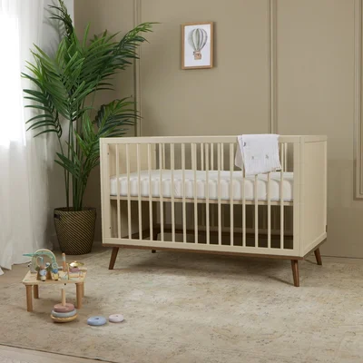 Baby Elegance Ollie Cot Cream - Cream