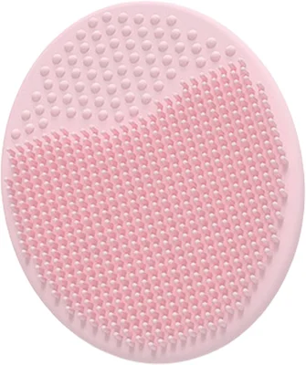 Baby Head Scrubber - Soft Silicone Hair Scalp Comb | Gentle Cradle Cap Cleaning Brush with Suction Cup, Bath Massage Tool for Shower Toddller Scalp Care and Daily Hair Washing